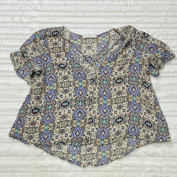 Lush Tops - LUSH Floral Tee Shirt Crop Top